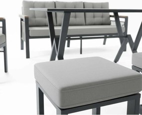 Σετ Κήπου Γκρι FLIDRA 170x60x78