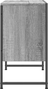 vidaXL Ντουλάπι Νιπτήρα Μπάνιου Γκρι Sonoma 60x33x60 εκ. Επεξ. Ξύλο