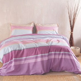 Σεντόνια Boost Με Λάστιχο (Σετ 3τμχ) Pink Ρυθμός  Semi-double 105x205cm 100% Cotton