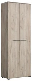 ΣΤΟΙΧΕΙΟ ΣΥΝΘΕΣΗΣ LORCA GREY OAK / ΜΑΥΡΟ 67.5*40*195 11008354