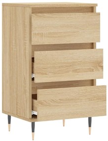 vidaXL Συρταριέρα Sonoma Δρυς 40 x 35 x 70 εκ. από Επεξεργασμένο Ξύλο