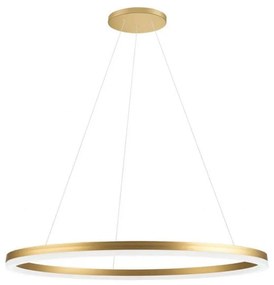 Φωτιστικό Οροφής Κρεμαστό 01400-06 D100cm 33W LED 3000K 2650Lm Gold Luma
