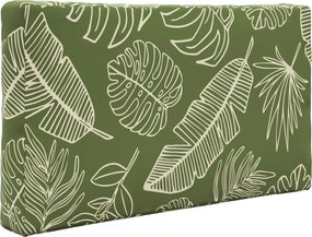 vidaXL Μαξιλάρι Καναπέ Εξωτερικού Χώρου 2 pcs Σχέδιο Φύλλου