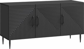 vidaXL Ντουλάπι TV Μαύρο 99 x 34,5 x 50 εκ. Επεξεργασμένο Ξύλο