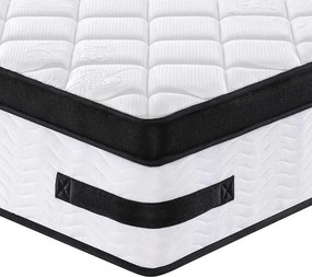 vidaXL Στρώμα με Pocket Springs Μεσαίο Plus 190 x 140 x 33 cm