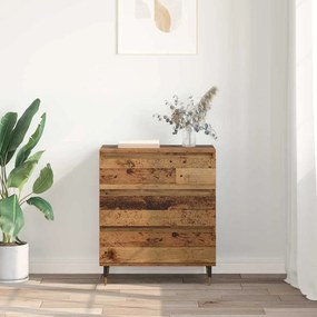 vidaXL Πλαϊνό γραφείο Παλιό Ξύλο 60 x 35 x 70 cm Επεξεργασμένο ξύλο