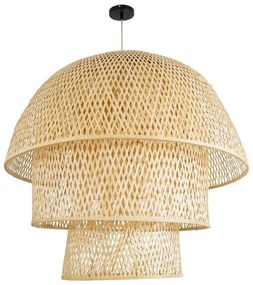 Φωτιστικό Οροφής Κρεμαστό Hiroka 02046 Boho 1xE27 IP20 100x110cm Beige GloboStar