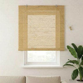 vidaXL Ρόλερ (στόρι) Φυσικό 150 x 160 cm Μπαμπού