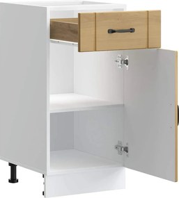 vidaXL ντουλάπι βάσης κουζίνας Lucca Δρυς sonoma κατασκευασμένο ξύλο