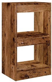 vidaXL Ντουλάπι βιβλίων/διαχωριστικό δωματίου Παλιό ξύλο 40x30x72 cm