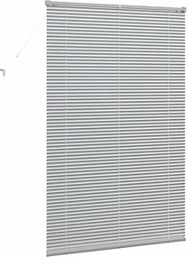 vidaXL Βενετσιάνικες Ρόδες Ασημί 175 x 110 εκ Αλουμίνιο