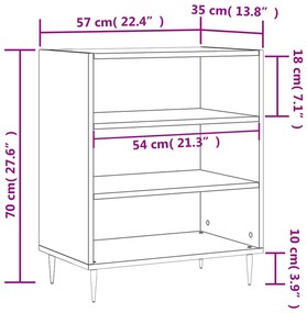 ΡΑΦΙΕΡΑ ΛΕΥΚΗ 57 X 35 X 70 ΕΚ. ΑΠΟ ΕΠΕΞΕΡΓΑΣΜΕΝΟ ΞΥΛΟ 827124