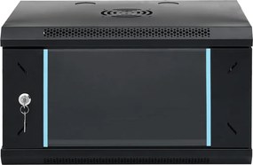 vidaXL Ντουλάπι Δικτύου Επιτοίχιο 6U 19" IP20 53x40x30 εκ.