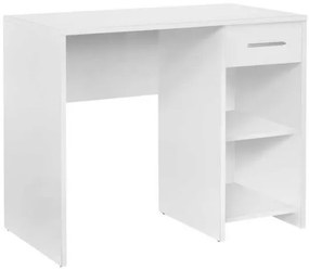 Γραφείο εργασίας Concept Pc Megapap από μελαμίνη σε λευκό 90x52x75εκ. GP009-0044-GP009-0044-Λευκό GP009-0044