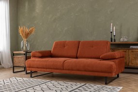 2-Seat Sofa-Bed Mustang - Orange Orange