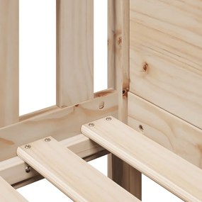 vidaXL Πλαίσιο Παιδικού Κρεβατιού 70 x 140 εκ. από Μασίφ Ξύλο Πεύκου