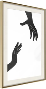 Αφίσα - Language of Gestures II - 20x30 - Χρυσό - Με πασπαρτού