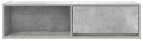 vidaXL Έπιπλο Τηλεόρασης Γκρι Σκυροδέματος 100x31x25,5 εκ. Επεξ. Ξύλο