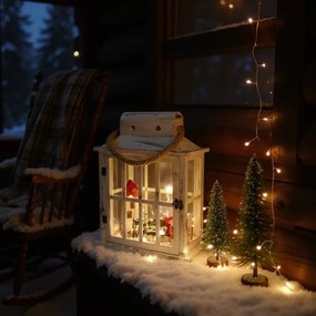 Χριστουγεννιάτικο φανάρι με φωτάκια led