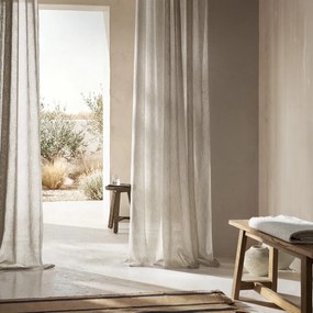 Κουρτίνα (200x280) Με Τρουκς Gofis Home Combe Cloud Grey 502/01