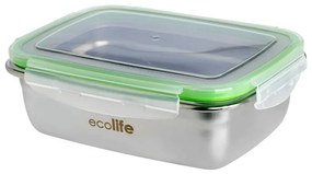 Ecolife Ανοξείδωτο Φαγητοδοχείο 850ml Μονού Τοιχώματος 33-FC-9084