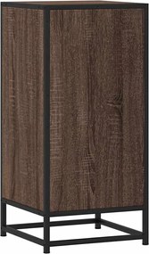 vidaXL Ραφιέρα Καφέ Δρυς 35,5x35x76 εκ. Επεξ. Ξύλο + Μέταλλο