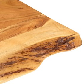 vidaXL Πάγκος Μπάνιου 80x52x3,8 εκ. από Μασίφ Ξύλο Ακακίας