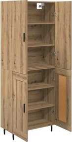 vidaXL Highboard 2 τμχ. Artisan Oak 69,5 x 34 x 180 εκ.