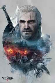 Αφίσα The Witcher - Geralt, (61 x 91.5 cm)