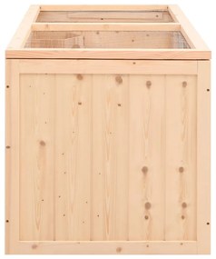 vidaXL Κλουβί Χάμστερ 104 x 52 x 54 εκ. από Μασίφ Ξύλο Ελάτης