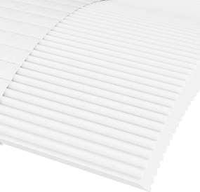 vidaXL Στρώμα Αφρού Σκληρότητα H2 H3 Λευκό 120 x 200 εκ.