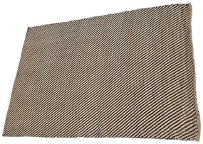 Χαλί γιούτα φυσικό - μαύρο 160x230εκ.