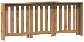 vidaXL Κάλυμμα Καλοριφέρ Αρτισιανή Δρυς 205x21,5x83,5 εκ Επεξ. Ξύλο