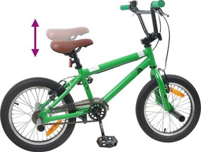 vidaXL BMX Ποδήλατο 18 ίντσες για 7-10 ετών Πράσινο