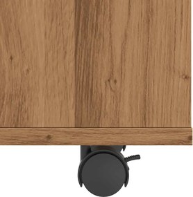 vidaXL Side Table Artisan Oak 70x35x55 cm Κατασκευασμένο ξύλο