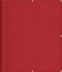 vidaXL Σήτα Μπαλκονιού Κόκκινη 120x800 εκ. 100% Πολυεστέρας Oxford
