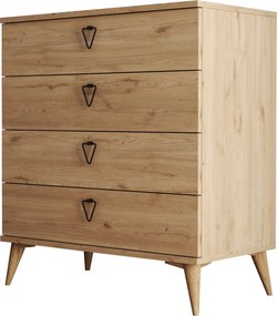 Συρταριέρα Δρυς REPEN 80x45x90.8
