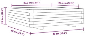 ΖΑΡΝΤΙΝΙΕΡΑ ΚΗΠΟΥ 90X90X26,5 ΕΚ ΑΠΟ ΜΑΣΙΦ ΞΥΛΟ ΠΕΥΚΟΥ 847313