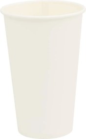 vidaXL Χάρτινα κύπελλα καφέ 1000 τεμάχια 16oz 400ml Λευκό