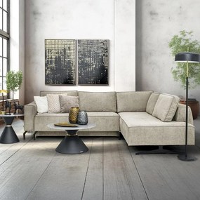 Γωνιακός Καναπές Madrid Fylliana Καφέ 290x210x110 εκ. 290x210x110 εκ.