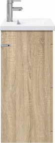 vidaXL Σετ Επίπλων Μπάνιου Sonoma Δρυς 81 x 40 x 84,5 εκ
