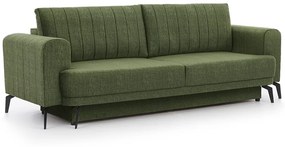 Διθέσιος Καναπές κρεβάτι Luzano, λαδί 250x90x100cm-BOG6935