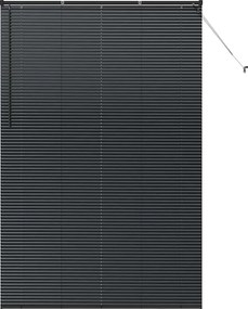 vidaXL Βενετσιάνικες Ρόδες Μαύρο 220 x 140 cm Αλουμίνιο