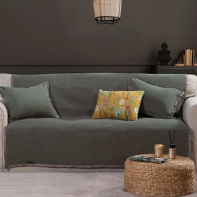 Ριχτάρι Καναπέ Τετραθέσιου 2 Όψεων (180x350) Nef-Nef Homeware Tanger New F.Green/Ecru