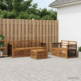 vidaXL Σετ Καναπέ 6 pcs Στερεό Ξύλο Ακακίας