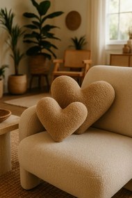 Διακοσμητικό Μαξιλάρι Καφέ TEDDY KALP SMALL 38x33x9