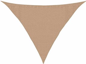 vidaXL Πανί Σκίασης Taupe 3,5 x 3,5 x 4,9 μ. από HDPE 160 γρ./μ²