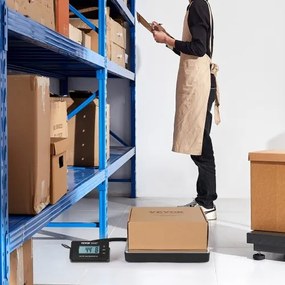 VEVOR Shipping Scale Digital Postal Scale 440 lbs x 1.7 oz. AC/DC Package LCD