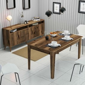 Stewehome Σετ Τραπεζαρίας Μοντέρνος Σχεδιασμός 145x88x75 cm