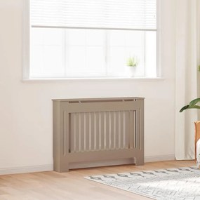 vidaXL Κάλυμμα Καλοριφέρ 2 pcs Καφέ 112x19x81.5 εκατοστά Μηχανικά ξύλο